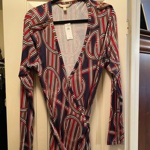 Banana Republic wrap dress.